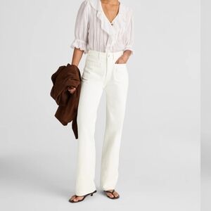 Madewell Cleo Straight Jean With Patch Pockets